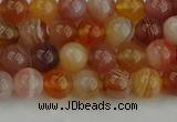 CAG9561 15.5 inches 6mm round red botswana agate gemstone beads