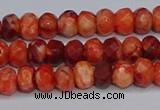 CAG9571 15.5 inches 4*6mm faceted rondelle crazy lace agate beads