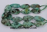 CAG9619 15.5 inches 30*45mm - 35*50mm freeform ocean agate beads