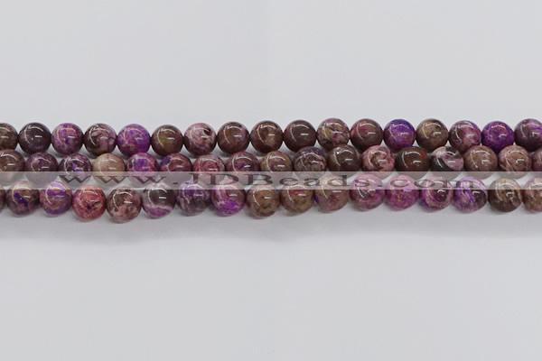 CAG9640 15.5 inches 6mm round ocean agate gemstone beads wholesale