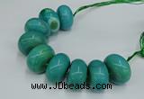 CAG9685 7.5 inches 20*35mm rondelle agate gemstone beads