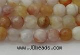 CAG9719 15.5 inches 6mm faceted round colorful agate beads wholesale