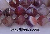 CAG9792 15.5 inches 8mm faceted nuggets botswana agate beads