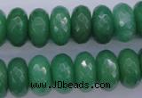 CAJ18 15.5 inches 8*16mm faceted rondelle green aventurine beads