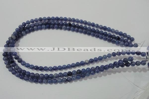 CAJ501 15.5 inches 6mm round blue aventurine beads wholesale