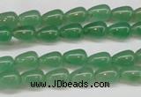 CAJ630 15.5 inches 6*9mm teardrop green aventurine beads