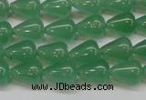 CAJ631 15.5 inches 8*10mm teardrop green aventurine beads