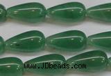 CAJ634 15.5 inches 10*20mm teardrop green aventurine beads