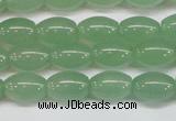 CAJ645 15.5 inches 8*12mm rice green aventurine beads