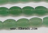 CAJ652 15.5 inches 8*12mm hexahedron green aventurine beads