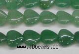 CAJ685 15.5 inches 12*12mm heart green aventurine beads