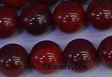 CAJ755 15.5 inches 14mm round apple jasper beads wholesale