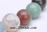 CAM08 15.5 inches round different sizes natural amazonite beads