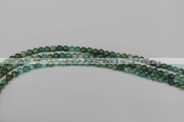 CAM1000 15.5 inches 4mm round natural Russian amazonite beads