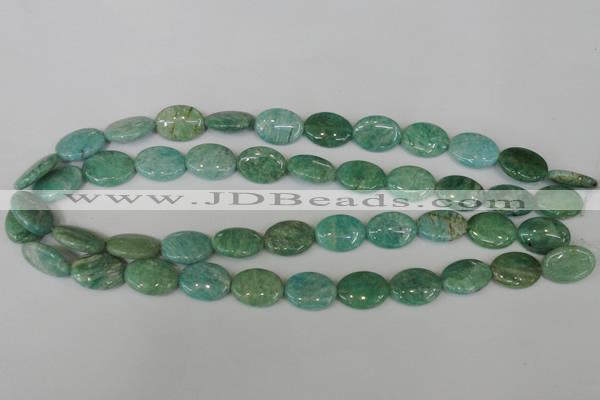 CAM1021 15.5 inches 13*18mm oval natural Russian amazonite beads