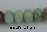 CAM103 15.5 inches 10*14mm rondelle amazonite gemstone beads