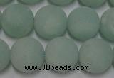 CAM1113 15.5 inches 10mm round matte amazonite beads wholesale