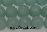 CAM1122 15.5 inches 8mm carved round amazonite beads wholesale