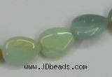 CAM116 15.5 inches 13*18mm flat teardrop amazonite gemstone beads