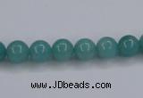 CAM135 15.5 inches 8mm round amazonite gemstone beads wholesale