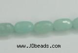 CAM139 15.5 inches 8*12mm faceted drum amazonite gemstone beads