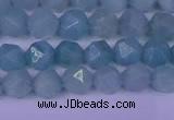 CAM1416 15.5 inches 6mm faceted nuggets Chinese amazonite beads