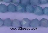 CAM1417 15.5 inches 8mm faceted nuggets Chinese amazonite beads