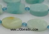 CAM1426 15.5 inches 10*16mm oval Chinese amazonite beads