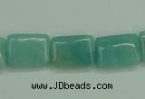 CAM150 15.5 inches 12*16mm rectangle amazonite gemstone beads