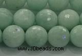 CAM1514 15.5 inches 12mm faceted round natural peru amazonite beads