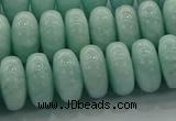 CAM1535 15.5 inches 8*14mm rondelle natural peru amazonite beads