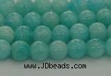 CAM1551 15.5 inches 6mm round natural peru amazonite beads