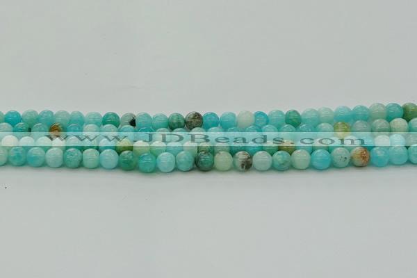 CAM1571 15.5 inches 6mm round Russian amazonite beads wholesale