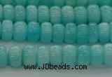 CAM1601 15.5 inches 4*6mm rondelle natural peru amazonite beads