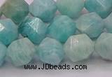 CAM1624 15.5 inches 12mm faceted nuggets amazonite gemstone beads