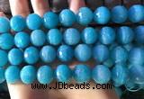 CAM1673 15.5 inches 13.5mm faceted round amazonite gemstone beads