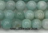 CAM1680 15.5 inches 4mm round natural amazonite beads wholesale