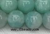 CAM1689 15.5 inches 12mm round natural amazonite beads wholesale