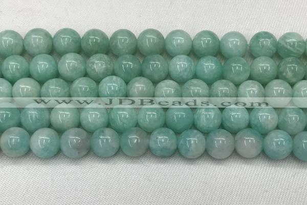 CAM1689 15.5 inches 12mm round natural amazonite beads wholesale