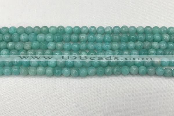 CAM1690 15.5 inches 4mm round natural amazonite gemstone beads