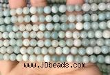 CAM1721 15.5 inches 6mm round amazonite beads wholesale