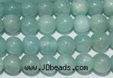 CAM1765 15 inches 4mm round amazonite gemstone beads