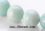 CAM22 15.5 inches natural amazonite round 18mm beads wholesale