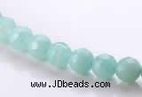 CAM26 faceted round 6mm natural amazonite stone beads wholesale