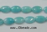 CAM303 15.5 inches 8*12mm oval natural peru amazonite beads wholesale