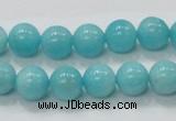 CAM308 15.5 inches 10mm round natural peru amazonite beads wholesale