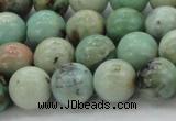 CAM324 15.5 inches 12mm round natural peru amazonite beads