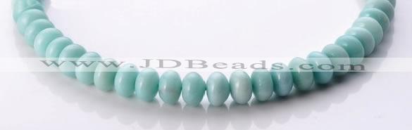 CAM33 rondelle 5*8mm natural amazonite gemstone beads Wholesale