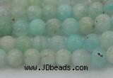 CAM331 15.5 inches 6mm round natural peru amazonite beads