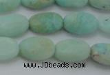 CAM337 15.5 inches 8*12mm oval natural peru amazonite beads